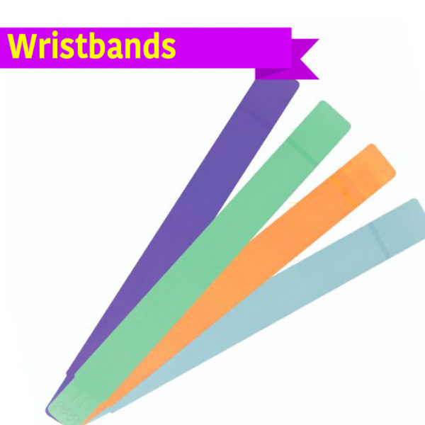 Coloured wristbands hot sale