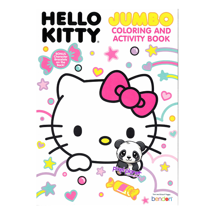 Hello Kitty Jumbo Colouring Book - Pixel Planet