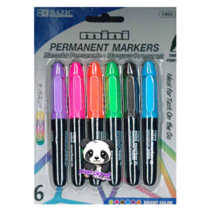 Bright Mini Permanent Markers fine - Image 1