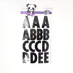 Letter Stickers Black SS519C - Image 1