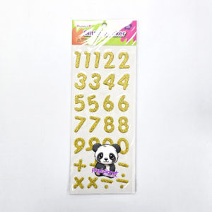 Glitter Number Sticker - Image 1