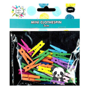 Coloured mini Clothes Pin - Image 1