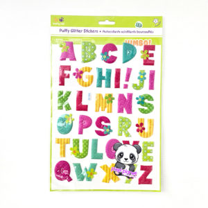 Puffy Glitter Stickers Letters - Image 1