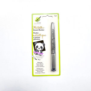 Metallic Brush Marker Silver GP096B - Image 1