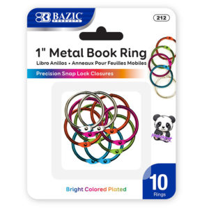 Bazic Metal Ring 1" Coloured 212 - Image 1