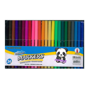 Bazic Washable Markers 24ct 1282 - Image 1