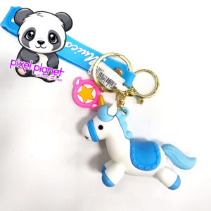 Unicorn Standing Rubber Keychain 3817 - Image 3