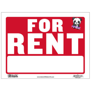 Bazic For Rent Sign L-4 - Image 1