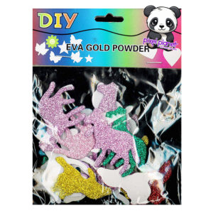 DIY Eva Gold Powder Foamy Shapes - Image 1