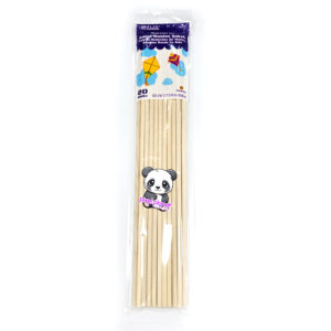 Bazic Dowel Sticks Natural 20 Sticks - Image 1