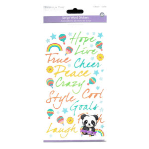 Script Word Stickers SS 154F - Image 1