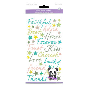 Script Word Stickers SS 154E - Image 1