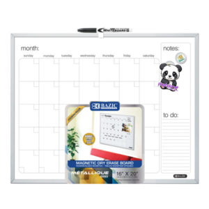 Bazic Whiteboard Calendar 16 x 20 - Image 1