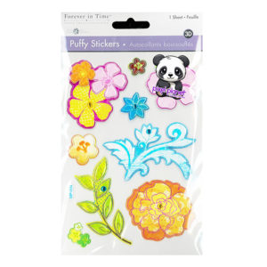 Puffy Stickers Floral SS348A - Image 1