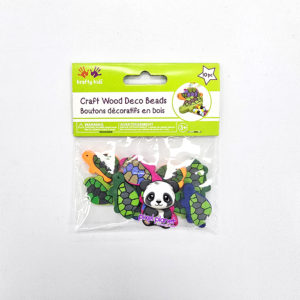 Craft Wood Deco Beads Turtle - Image 1