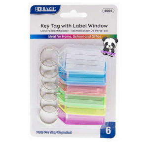 Key Tag with Label Window 4004 - Image 1