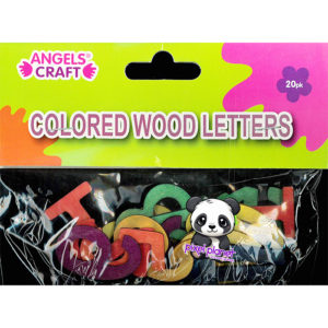 Coloured Letters wood - Image 1