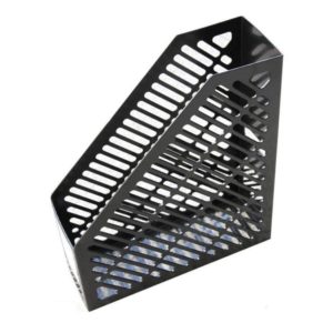 Black Plastic File Rack Upright - Image 1