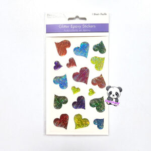 Glitter Epoxy Heart - Image 1