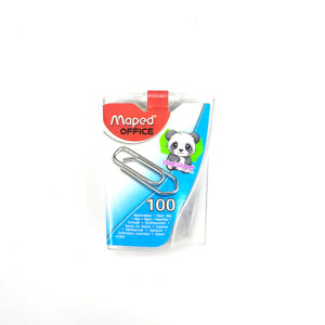 Maped Silver Paper Clips 100 - Image 1