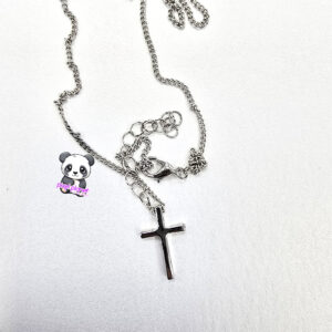 Mini Silver Cross Chain - Image 1