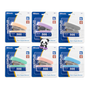 Mini Stapler with Staples in pastel colours 602 - Image 1