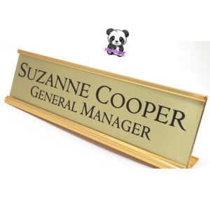 Desk Plate Holder & Insert - Image 5