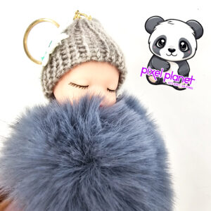 Cute Baby Fluffy Keychain - Image 6