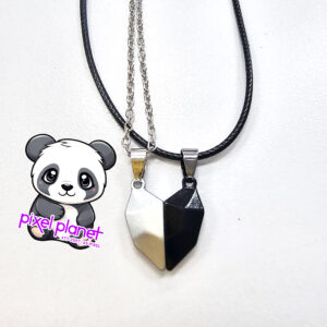 Magnetic Black/White Pendant