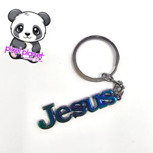 Chameleon Jesus Keychain