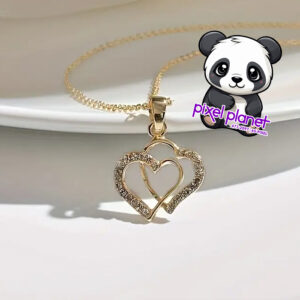 Gold Heart Pendant Chain
