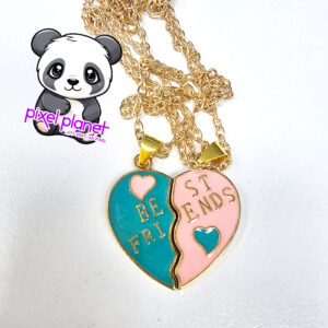 Blue-Pink Friendship Pendant