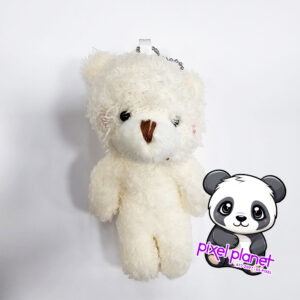 Fluffy Teddy Bear Keychain - Image 2