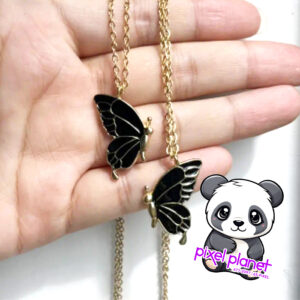 Friendship Pendants Butterfly Black - Image 1