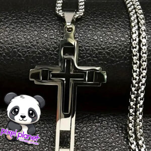 Steel Cross Pendant