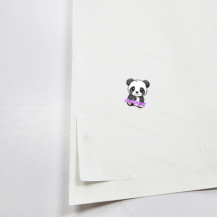 Single Label Sheet - Pixel Planet
