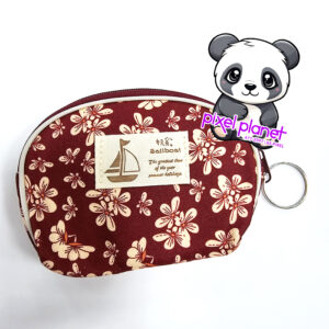 Floral Mini Purse Keychain - Image 3