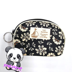 Floral Mini Purse Keychain