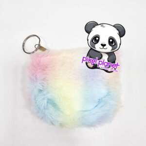 Fluffy Bag Keychain - Image 1