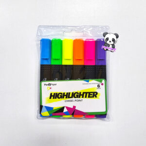 Pen 2 Paper 6pk Highlighter - Image 1
