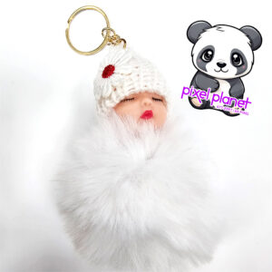 Cute Baby Fluffy Keychain - Image 5