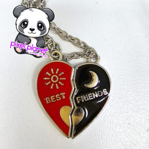 Friendship Pendants Red/Black