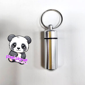 Mini Canister Keychain - Silver - Image 1