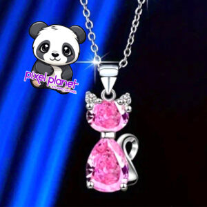 Cat Chain & Pendant Pink