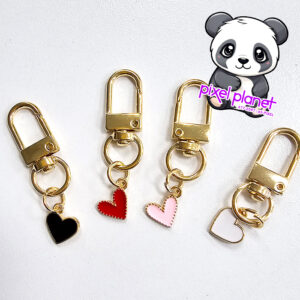 Heart Charms Keychains - Image 1