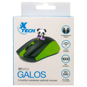 X tech Galos Mouse Green