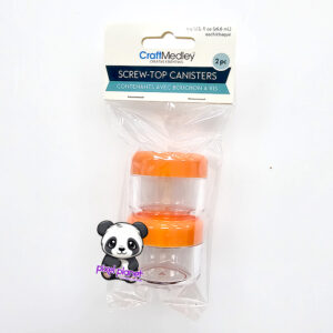 Screw Top Canisters (Orange)
