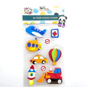 3D Foam Sticker Transportation 2 - Image 1