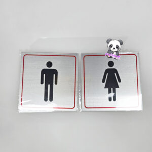 Male / Female Silver Signs