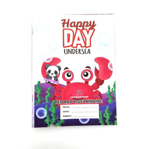 Red & Blue Line Copybook